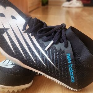 New Balance SD100 Black and Blue Spikes